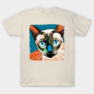 Tonkinese Pop Art - Cat Lover Gift T-Shirt